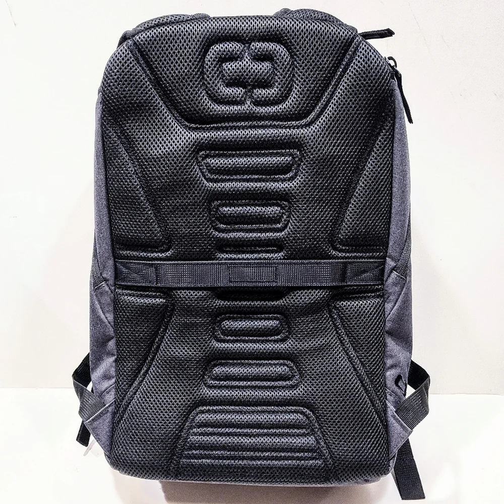 OGIO Hatch Laptop Backpack Black Charcoal Gray Embroidered Smoothie King Logo